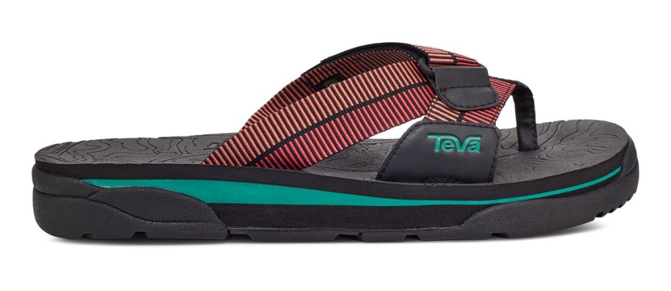 teva_black_roccoco_red_revive_95_slide.jpg Teva Black-roccoco Red Revive 95 Slide - Bilde 1