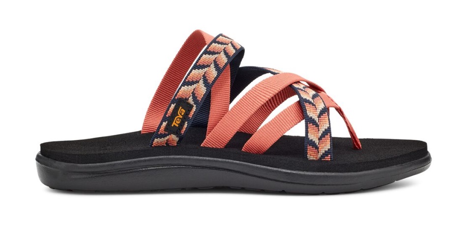 Teva Retro Geometrisk Oransje Voya Zillesa