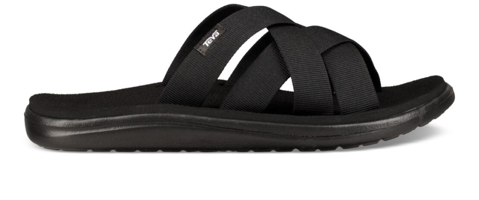 Teva Black Voya Slide