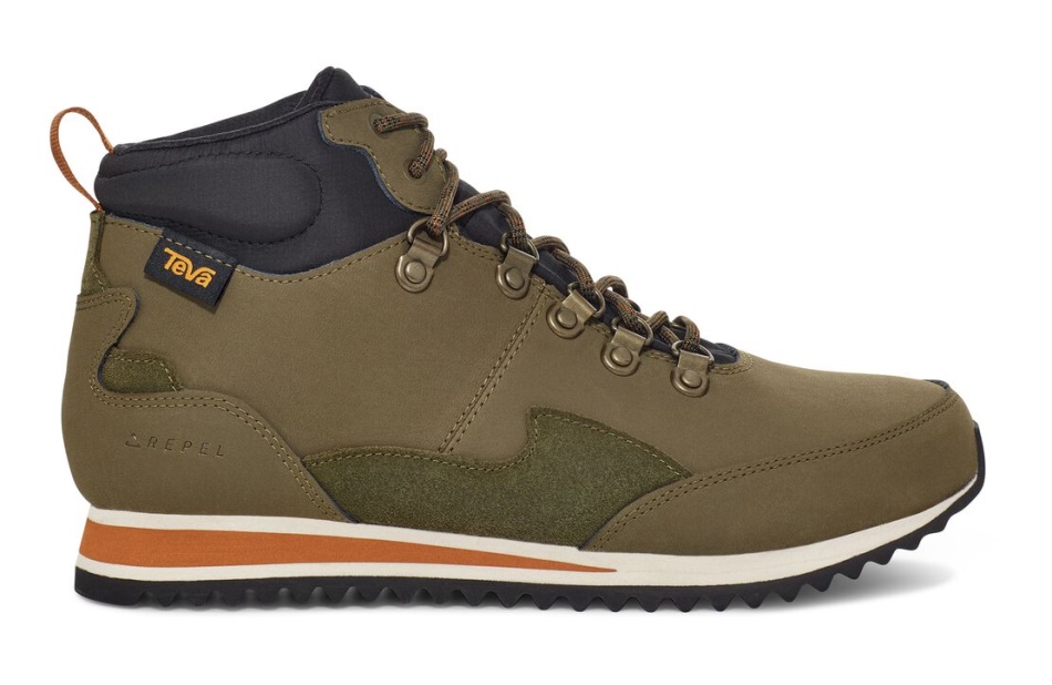 Teva Mørk Oliven-oransje Freeside Rr