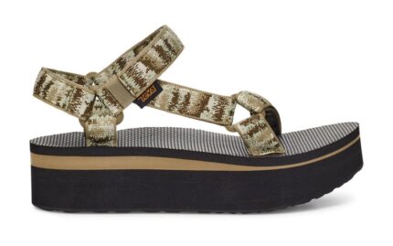 Teva Flatform Universell Iriserende Oliven