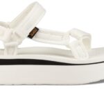Teva Flatform Universell Mesh-trykk Lys Hvit