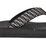 Teva Stabler Svart-hvit Reflip