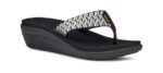 Voya Wedge Teva Malingsspor Svart-hvit - Bilde 2