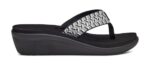 Voya Wedge Teva Malingsspor Svart-hvit